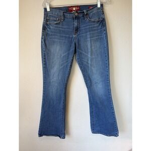 Lucky Brand Jeans Womens 6 28 Ankle Mid Wash Sofia Boot Bootcut Stretch Denim